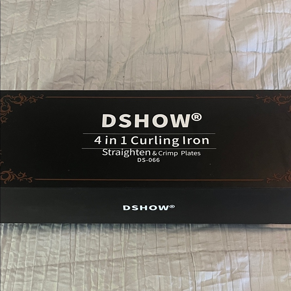 Black 4 in 1 Curling Iron